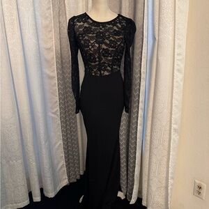 Size medium long sleeve black dress